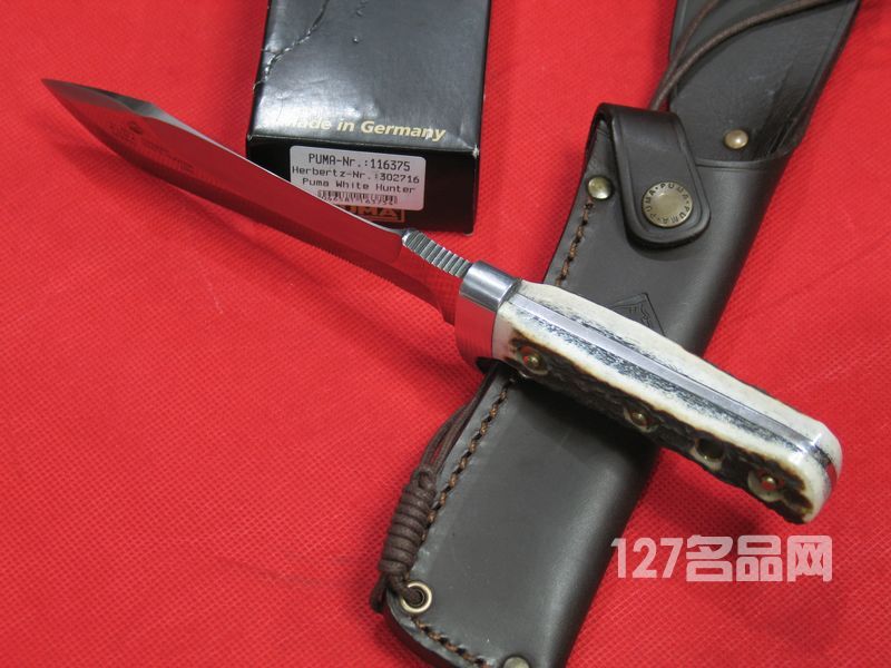 德国彪马PUMA 116375 鹿角板战斗刀