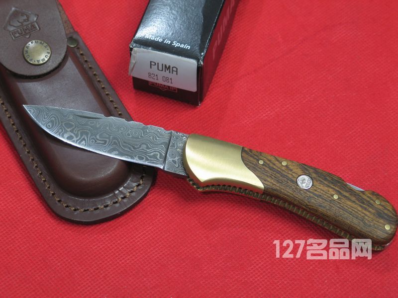 德国彪马PUMA 821081 大马士革折刀