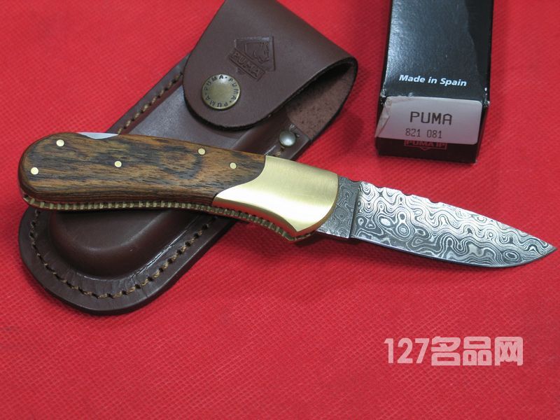 德国彪马PUMA 821081 大马士革折刀
