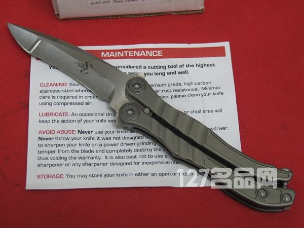 美国微技术MICROTECH 170蚬蝶剑标钛柄