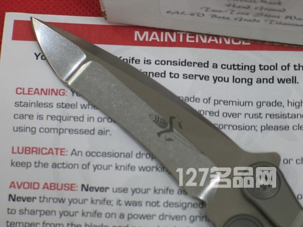 美国微技术MICROTECH 170蚬蝶剑标钛柄