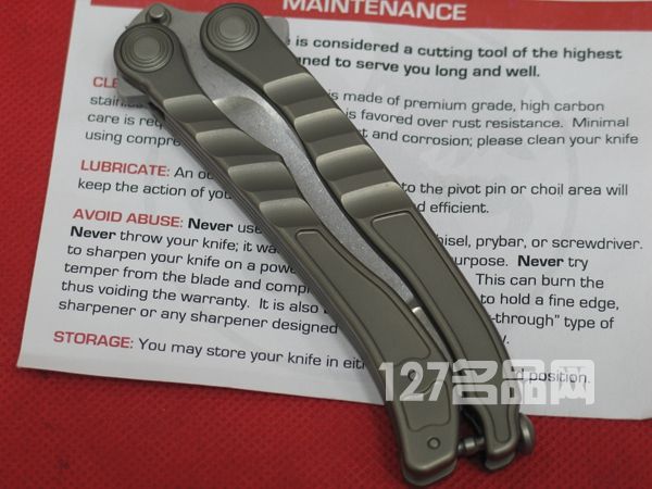 美国微技术MICROTECH 170蚬蝶剑标钛柄