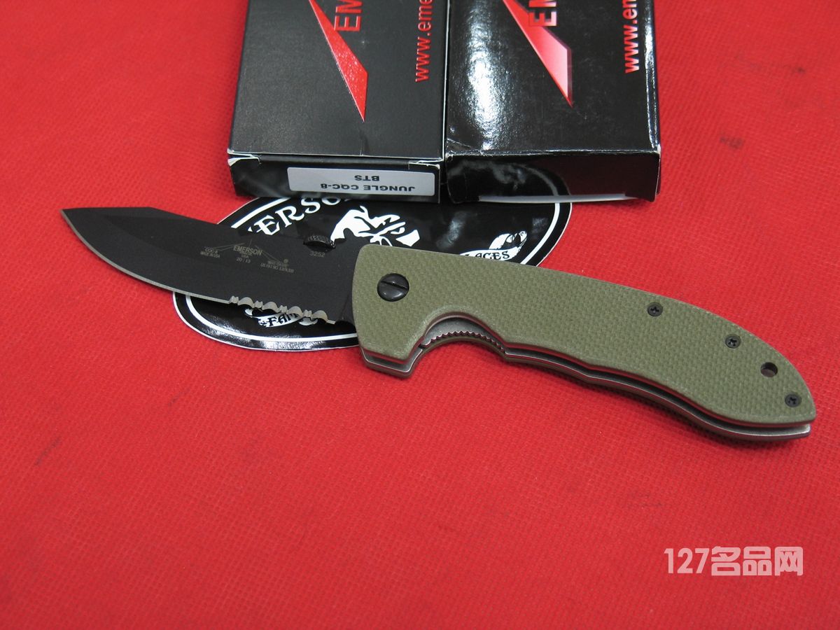 美国爱默森Emerson CQC-8丛林战术折刀