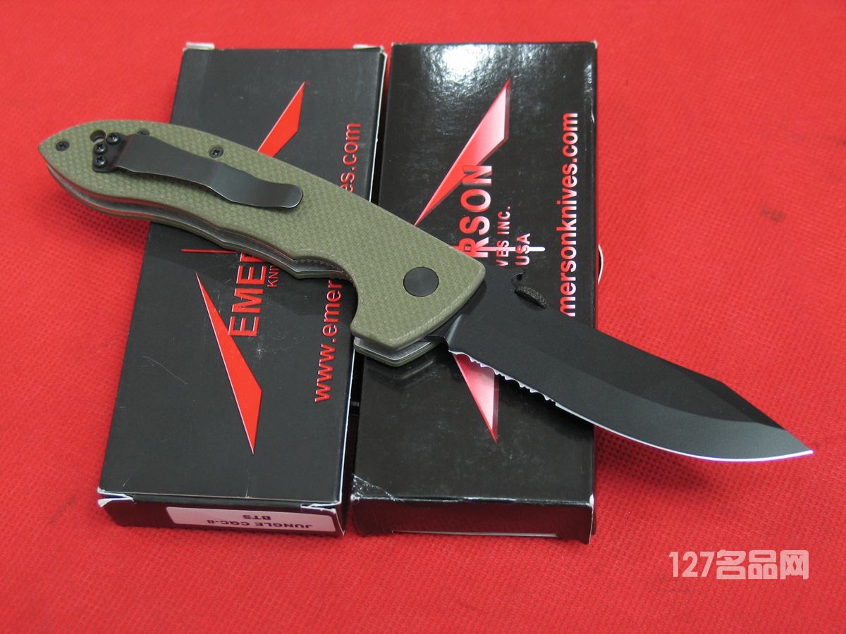 美国爱默森Emerson CQC-8丛林战术折刀