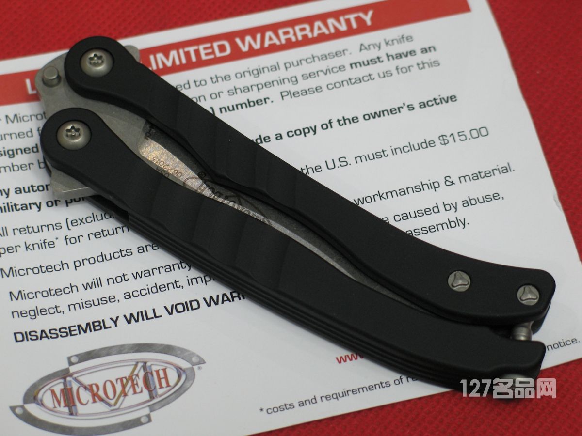 美国微技术MICROTECH 170-11蚬蝶战术款经典甩刀