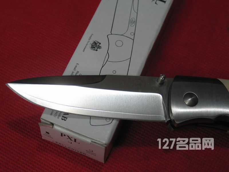 瑞典FK Fallkniven PXL3G粉末钢+VG2象牙米塔柄精品口袋刀