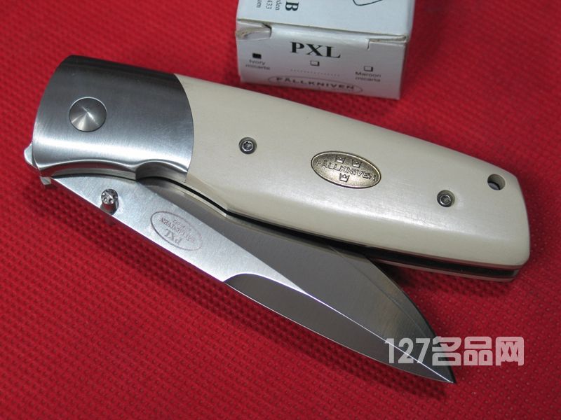 瑞典FK Fallkniven PXL3G粉末钢+VG2象牙米塔柄精品口袋刀