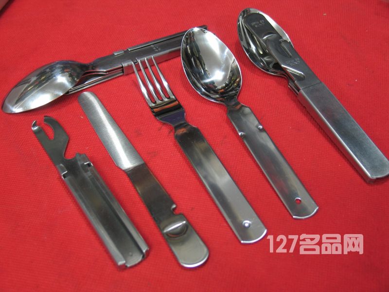 德军原品全新军版四件套不锈钢餐具
