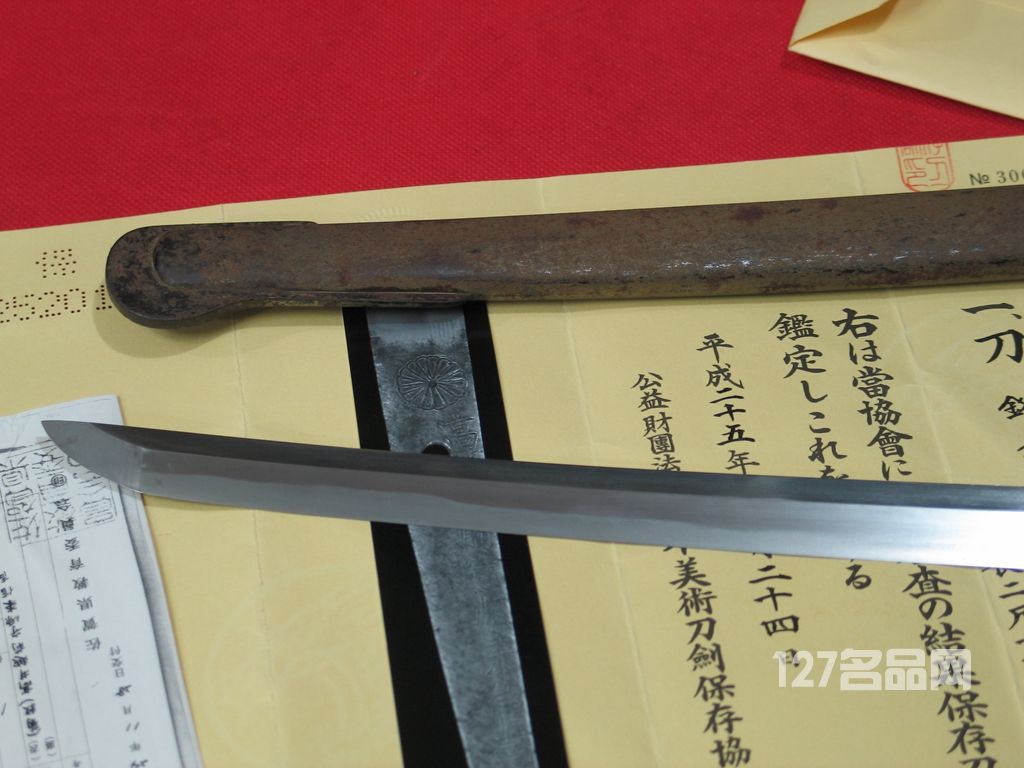 日本1673年菊纹皇室指挥刀