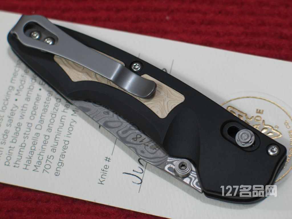 美国蝴蝶BENCHMADE 470-131大马士革限量版