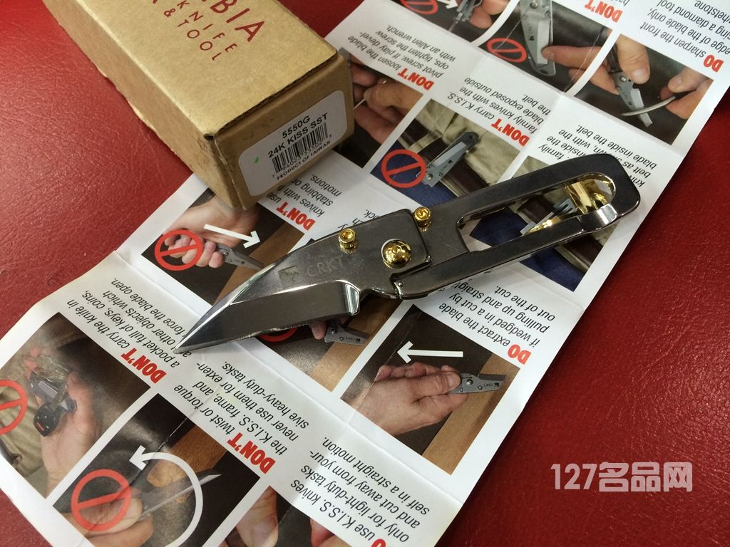 哥伦比亚河CRKT 5550G小口贷刀