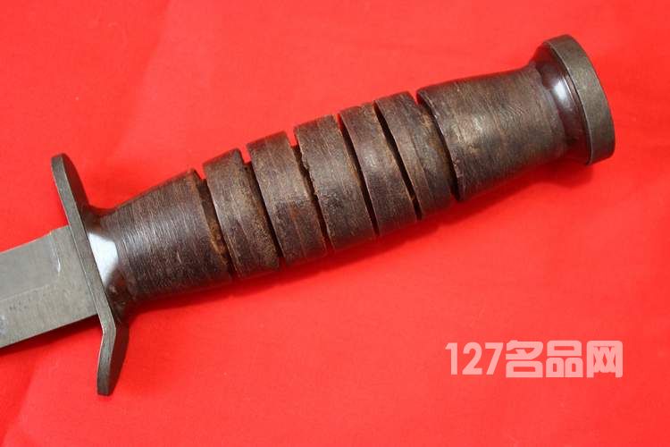 美军早期皮柄全品M3刺刀 