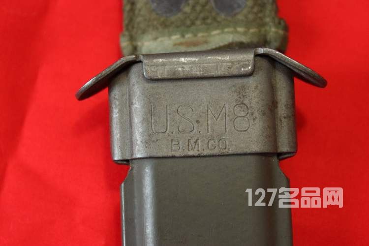 美军早期皮柄全品M3刺刀 