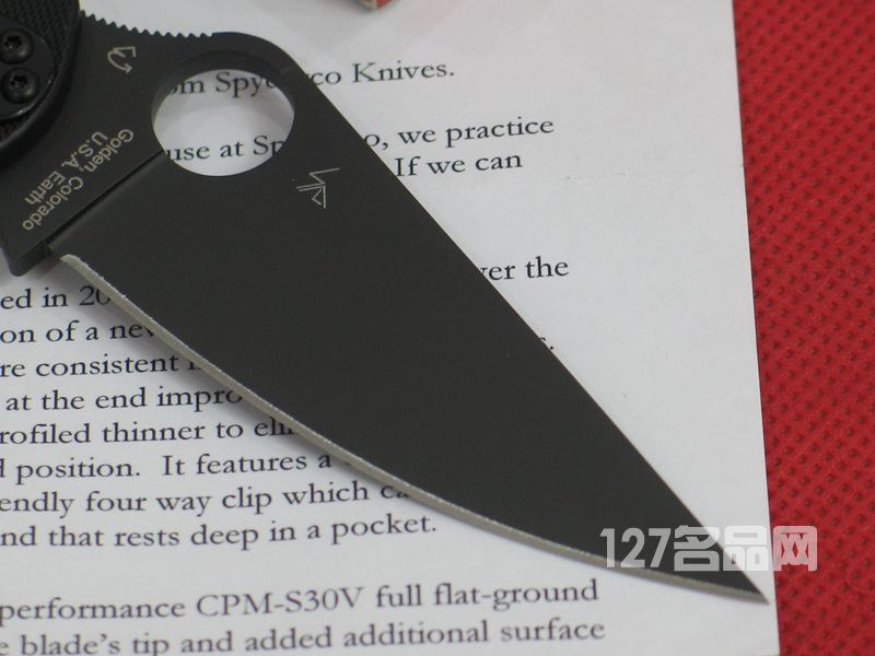 美国蜘蛛SPYDERCO C81GPBK2军用伞兵刀2代