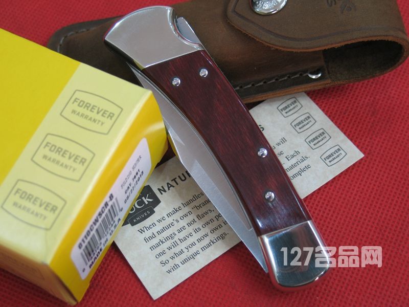 美国巴克BUCK 0110CWSCR天然红樱桃木BOS标定制版