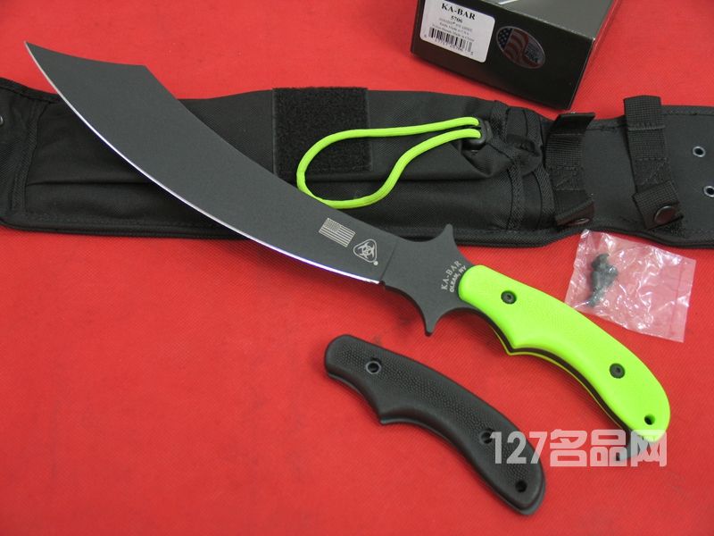 美国卡巴KA-BAR 5706僵尸系列 加勒比海盗开山刀 砍刀