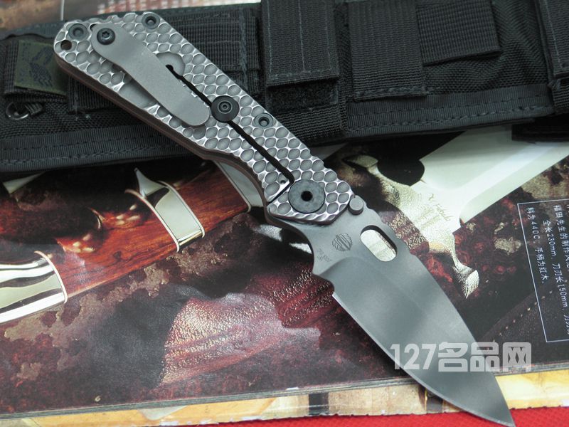 美国挺进者Strider SNG 弹坑柄战术折刀