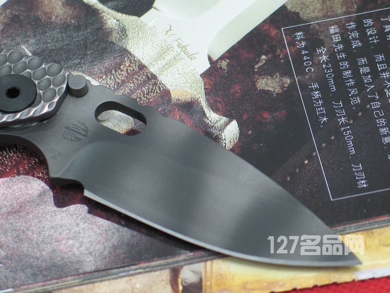 美国挺进者Strider SNG 弹坑柄战术折刀