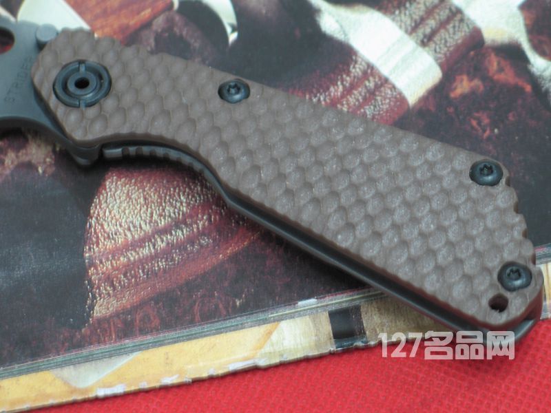 美国挺进者Strider SNG 弹坑柄战术折刀
