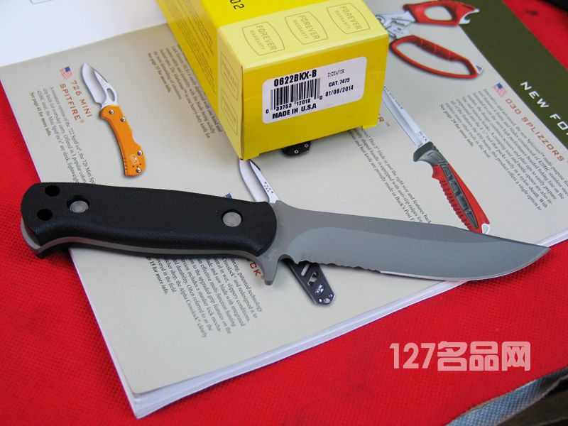 美国巴克 BUCK 0622BKX-B轻型战术刀