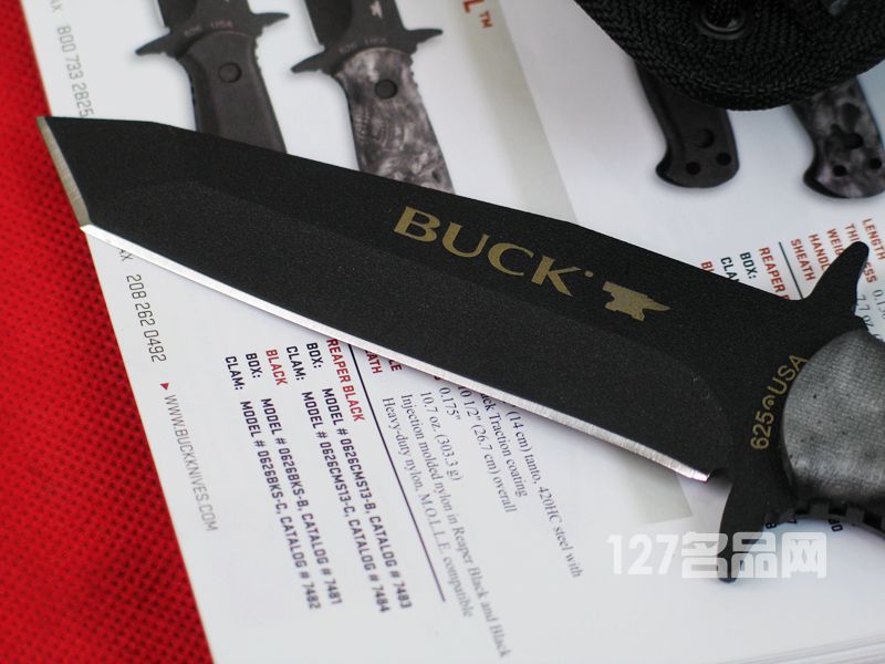 美国巴克 BUCK 625CMS13-B迷彩柄战术直刀
