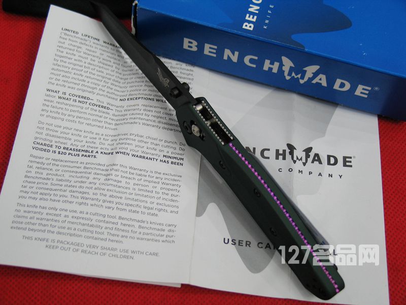 美国蝴蝶BENCHMADE 940BK奥斯本设计经典折刀