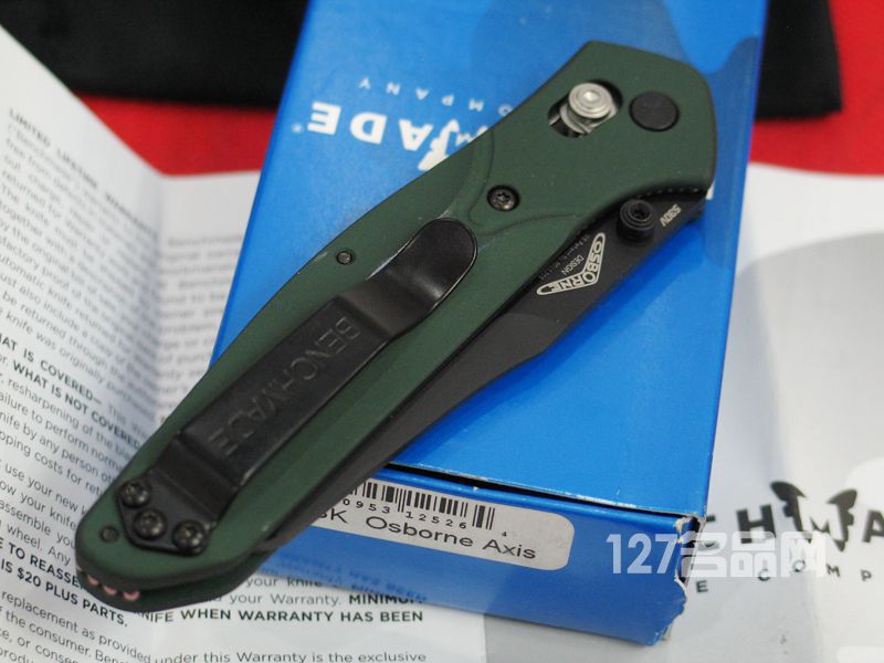 美国蝴蝶BENCHMADE 940BK奥斯本设计经典折刀