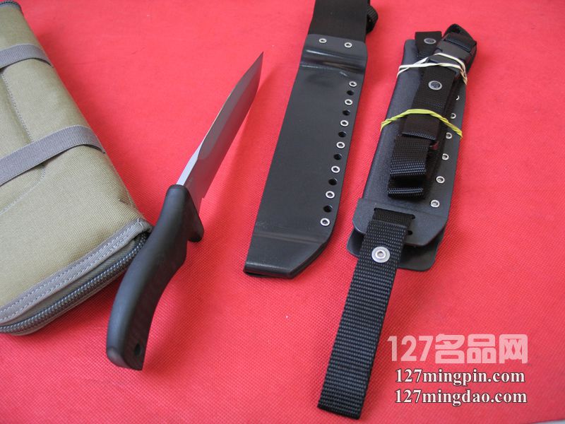 美国疯狗Mad Dog 勇士 烧刃战斗刀 带背刃