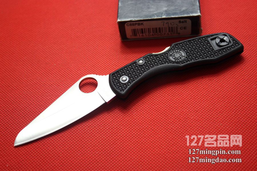 美国蜘蛛SPYDERCO C88PBK羊蹄头全刃折刀