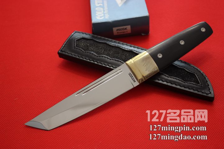 美国冷钢Cold Steel 60SK三枚钢短刀 T头