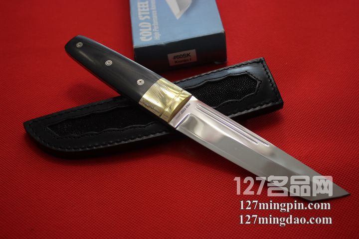 美国冷钢Cold Steel 60SK三枚钢短刀 T头