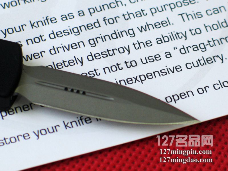 美国微技术MICROTECH CA147-7 UTX-70喷砂面双锋全刃直跳
