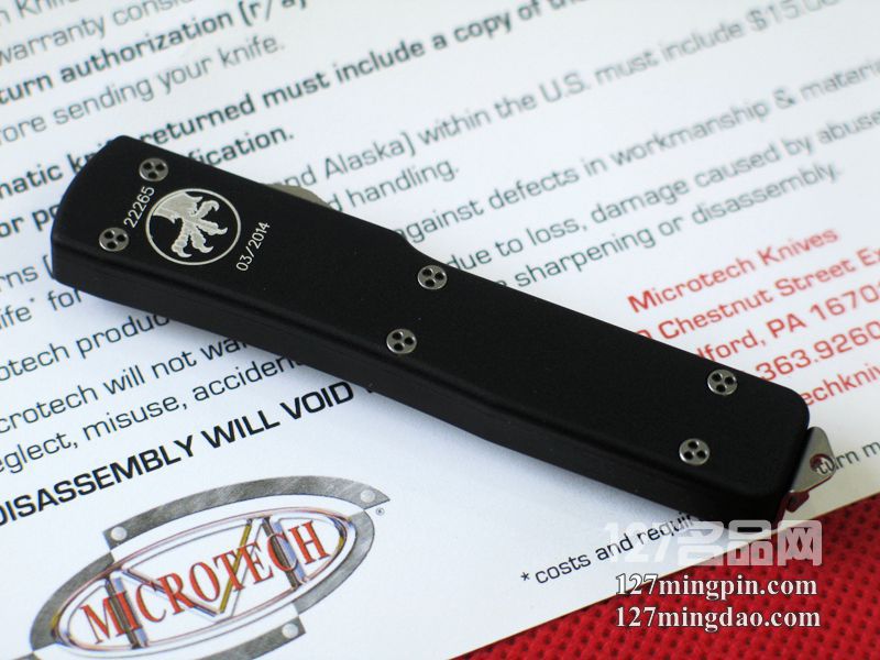 美国微技术MICROTECH CA148-7 UTX-70喷砂面单锋直跳