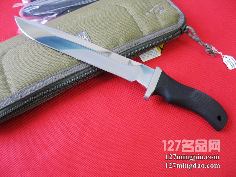 美国疯狗Mad Dog polished blade 法师维一版本大镜面 战术直刀