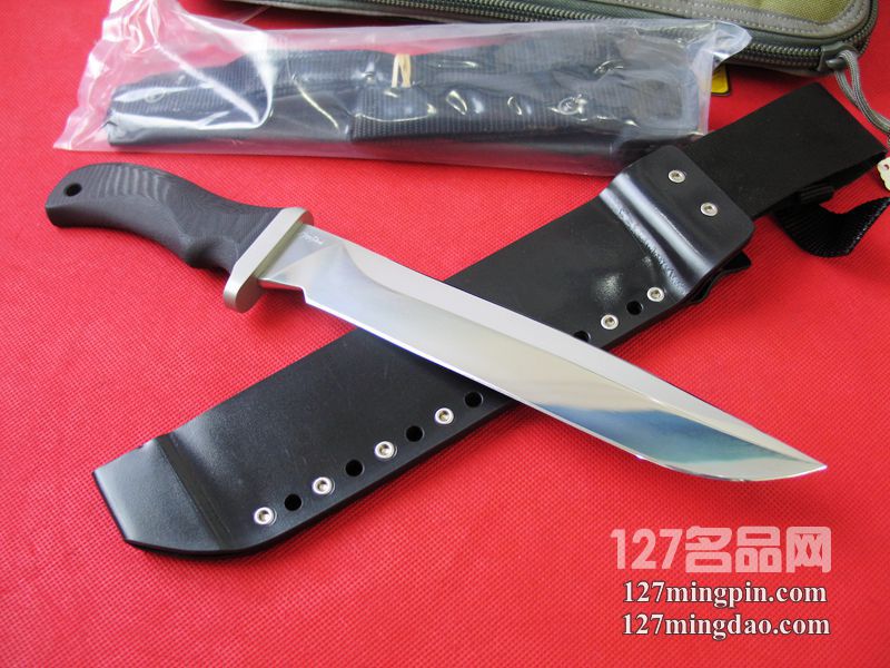 美国疯狗Mad Dog polished blade 法师维一版本大镜面 战术直刀
