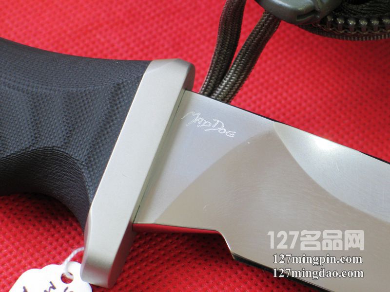 美国疯狗Mad Dog polished blade 法师维一版本大镜面 战术直刀