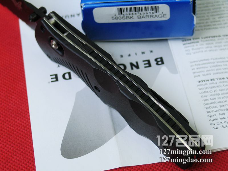 美国蝴蝶BENCHMADE 580SBK 半弹快开战术折刀 