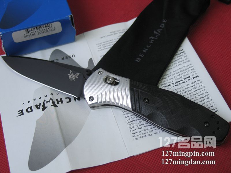 美国蝴蝶BENCHMADE 581BK 半弹助力快开刀