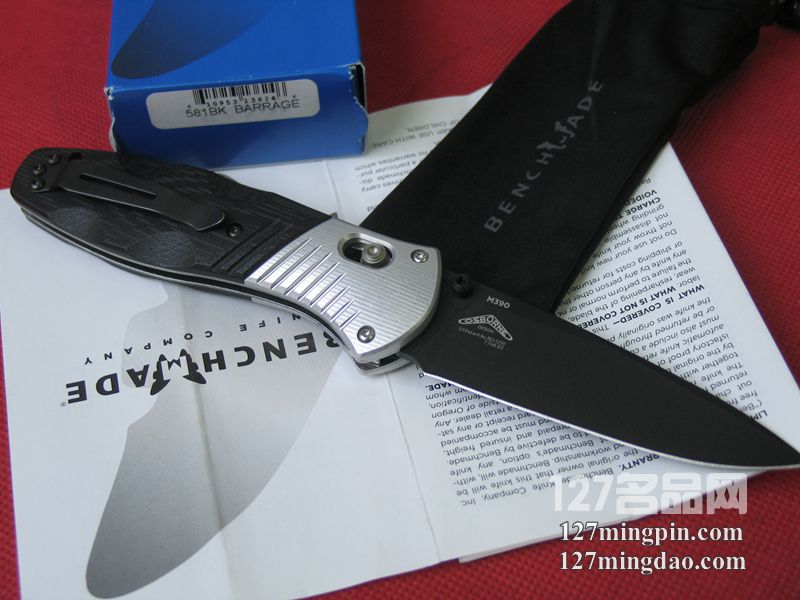 美国蝴蝶BENCHMADE 581BK 半弹助力快开刀