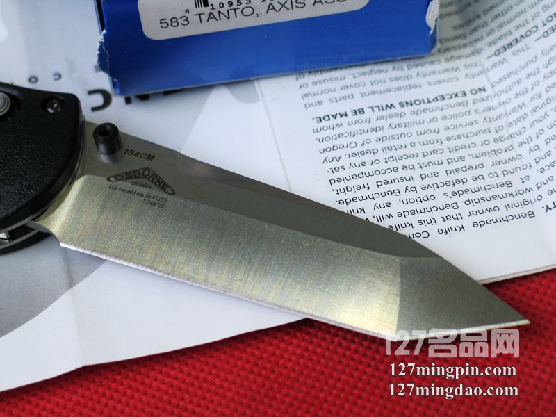 美国蝴蝶Benchmade 583助力T头快开折刀