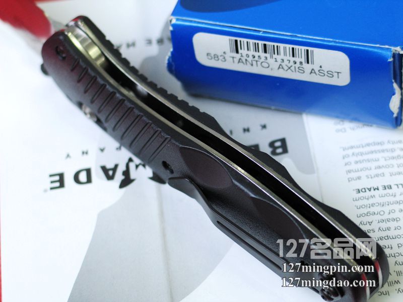 美国蝴蝶Benchmade 583助力T头快开折刀