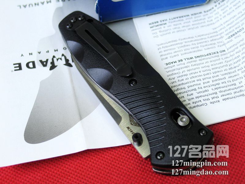 美国蝴蝶Benchmade 583助力T头快开折刀
