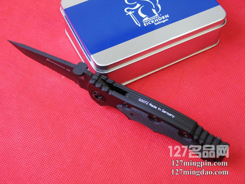 德国索林根 104247W特种部队模具钢战术折刀 