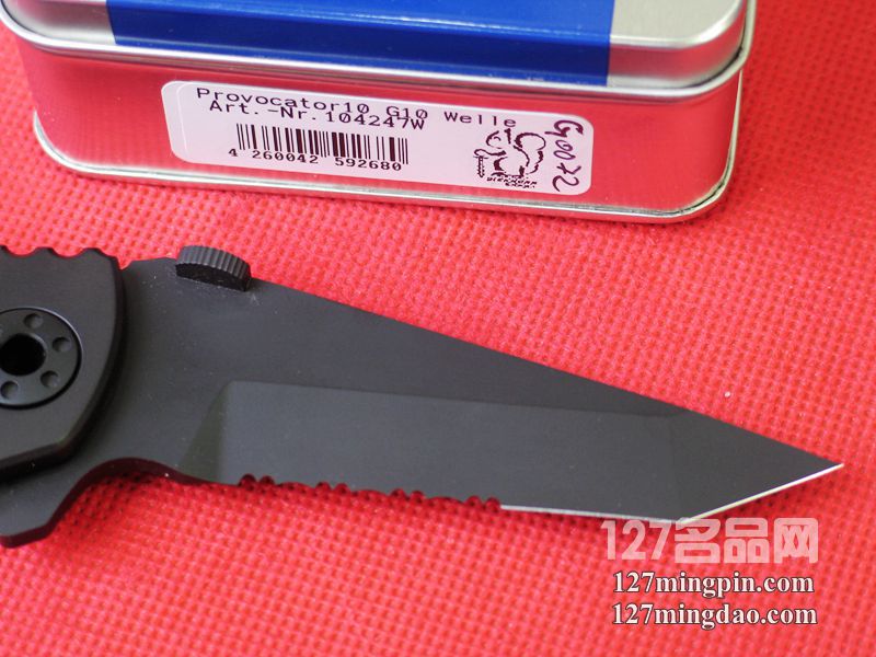 德国索林根 104247W特种部队模具钢战术折刀 