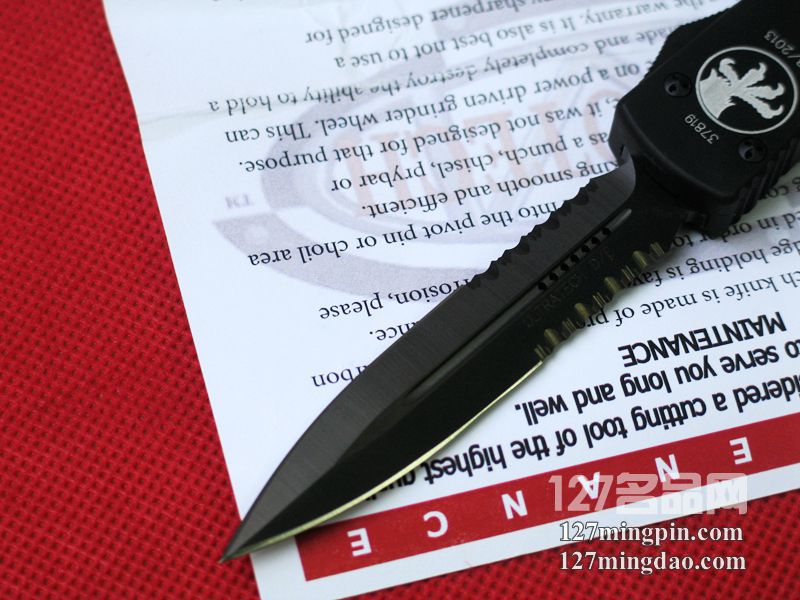 美国微技术MICROTECH utratech d/edlc serrated双锋半齿直跳刀