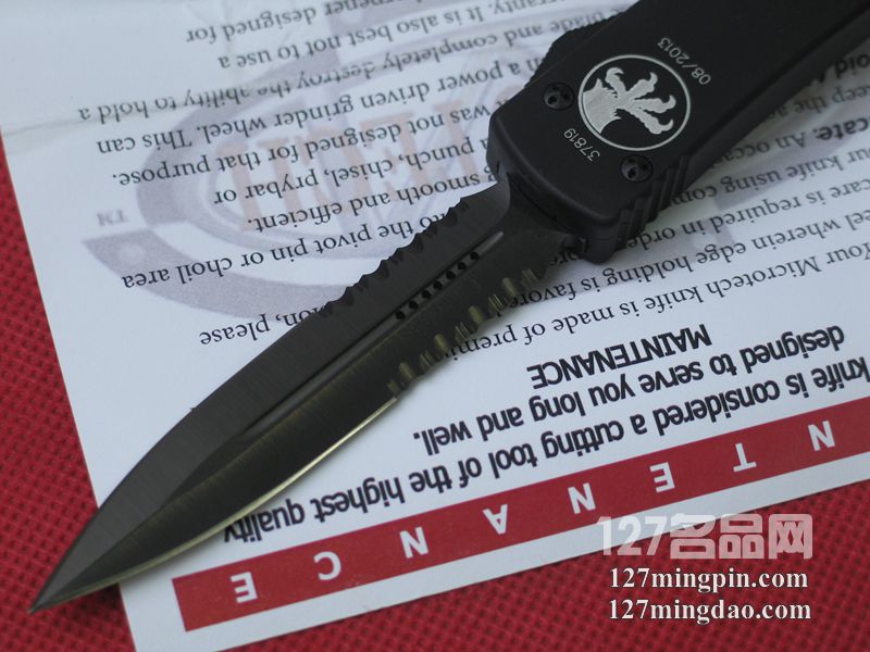 美国微技术MICROTECH utratech d/edlc serrated双锋半齿直跳刀