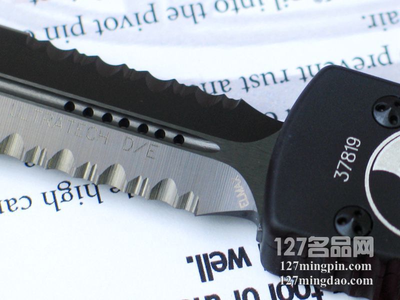 美国微技术MICROTECH utratech d/edlc serrated双锋半齿直跳刀