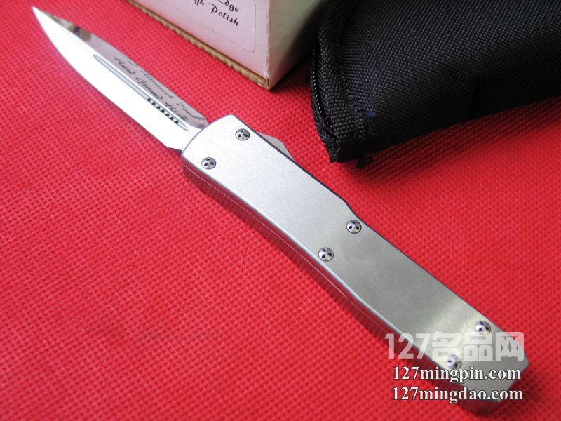 美国微技术MICROTECH OTF全钢柄镜面剑标双锋直跳