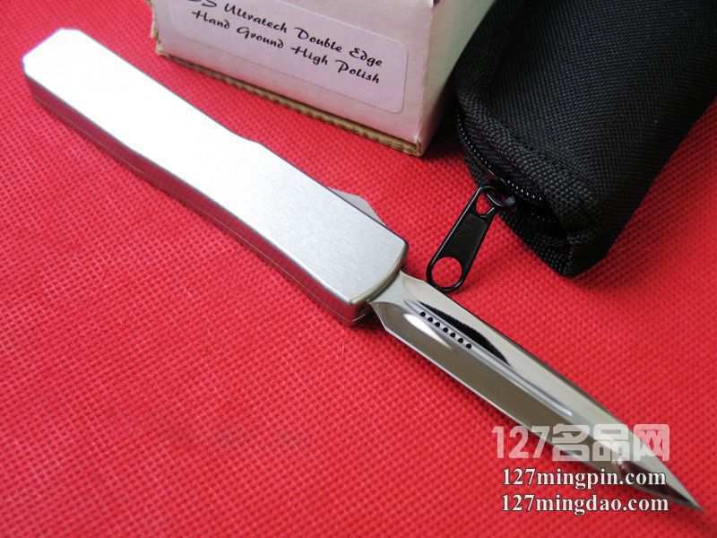 美国微技术MICROTECH OTF全钢柄镜面剑标双锋直跳