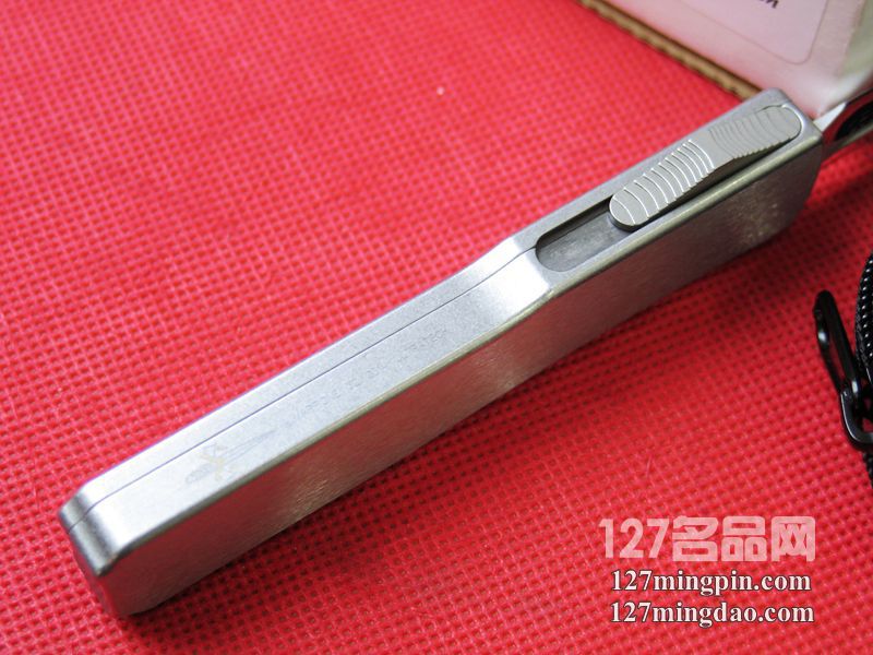 美国微技术MICROTECH OTF全钢柄镜面剑标双锋直跳